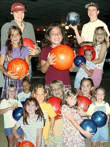 A bowling alley party. I wonder how many parents will sue...?